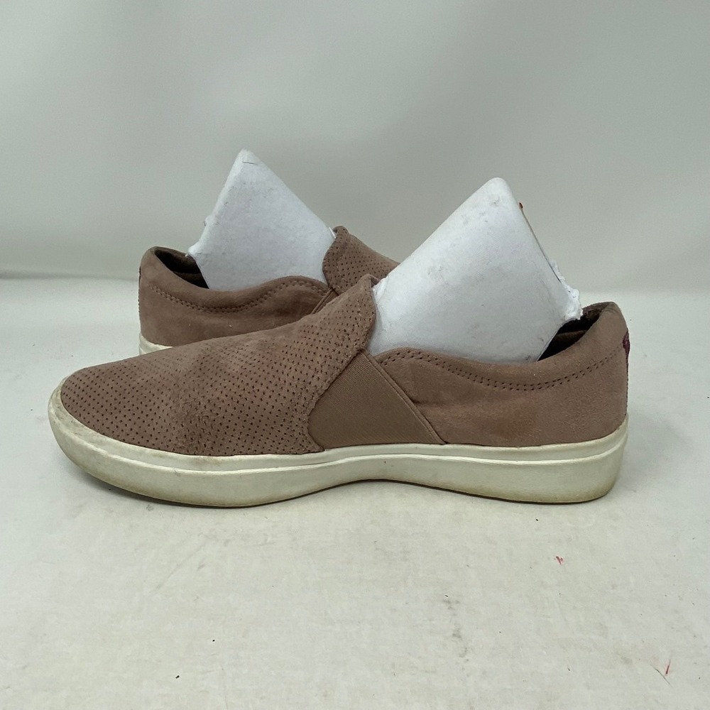 Dr. Scholls Be Free Womens Slip On Sneakers Pink Perforated Faux Suede 7M - Picture 5 of 15